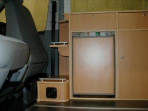 VW T5 fridge